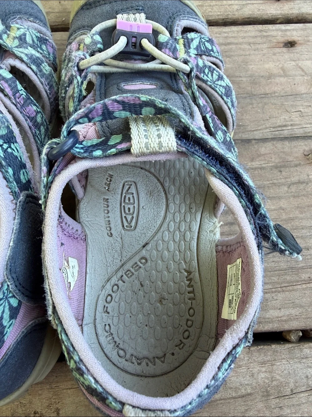KEEN Kids' Blue & Purple Water Closed-Toe Sandals